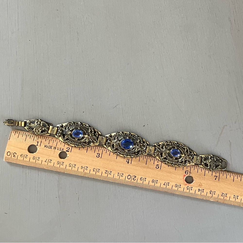 Vintage Rhinestone Bracelet - Picture 7 of 7